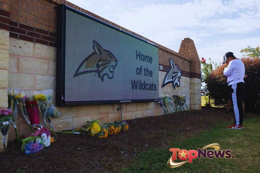 Chiman Douglas Prays at Apalachee High School