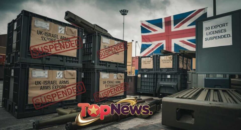 UK halts 30 arms export licenses to Israel after review