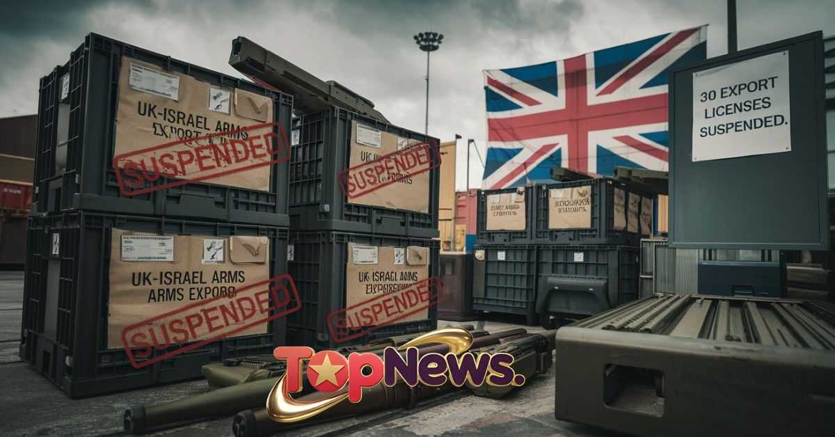 UK halts 30 arms export licenses to Israel after review